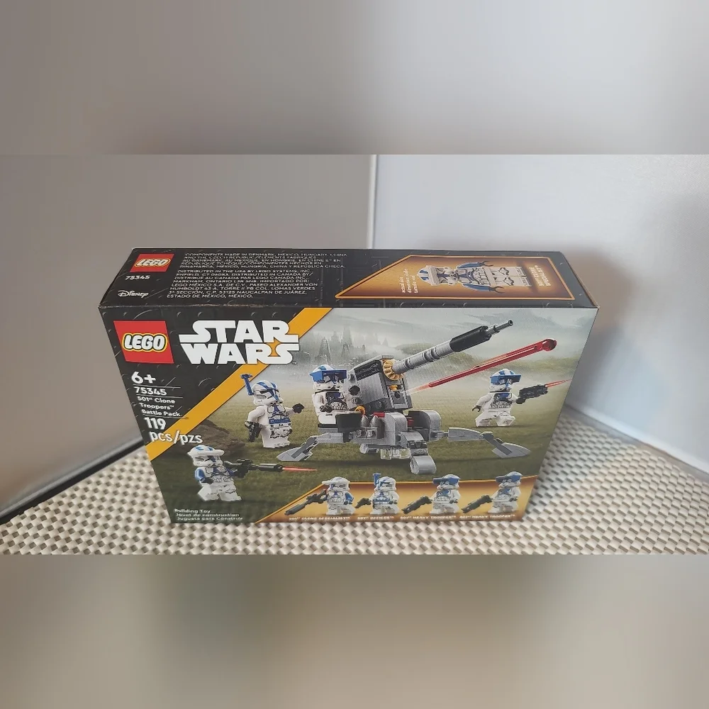 Lego Star Wars 75345 501st Clone Troopers Battle Pack Building Toy NWT